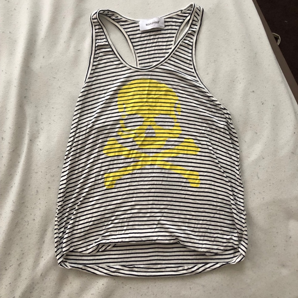 ▪️SoulCycle Striped Razor Back Tank ▪️ - Picture 2 of 8